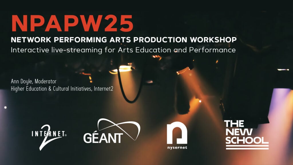 NPAPW25 is sponsored by Internet2, Geant, nysernet and the new school