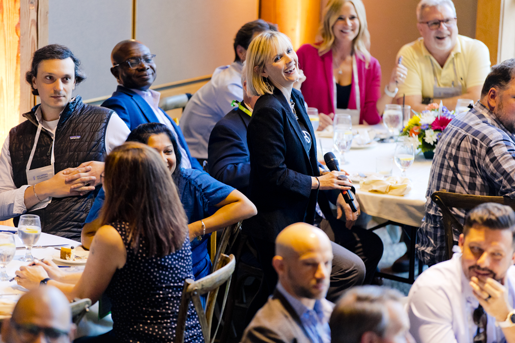 Happy People at Conference