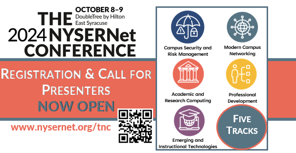 Featured Image by The NYSERNet Conference 2024 (TNCon2024) is Open for Registration and Presenter Submissions