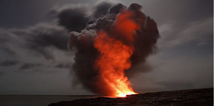 Featured Image by University at Buffalo sheds light on water-lava interactions